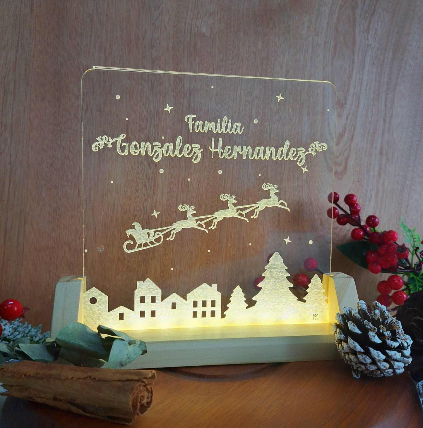 Lampara Personalizada Familia