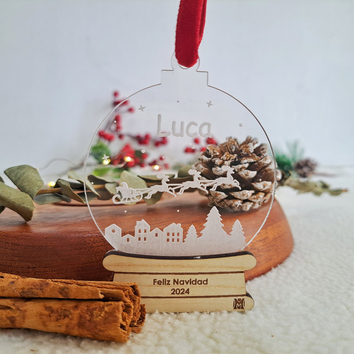 Bola de navidad personalizada: Navidad mágica