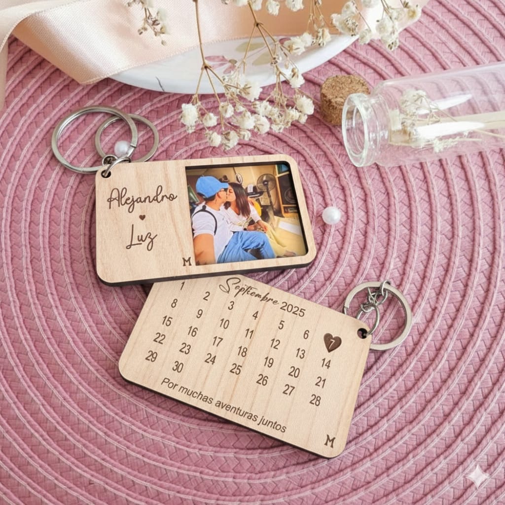 🔑 Llavero Foto calendario