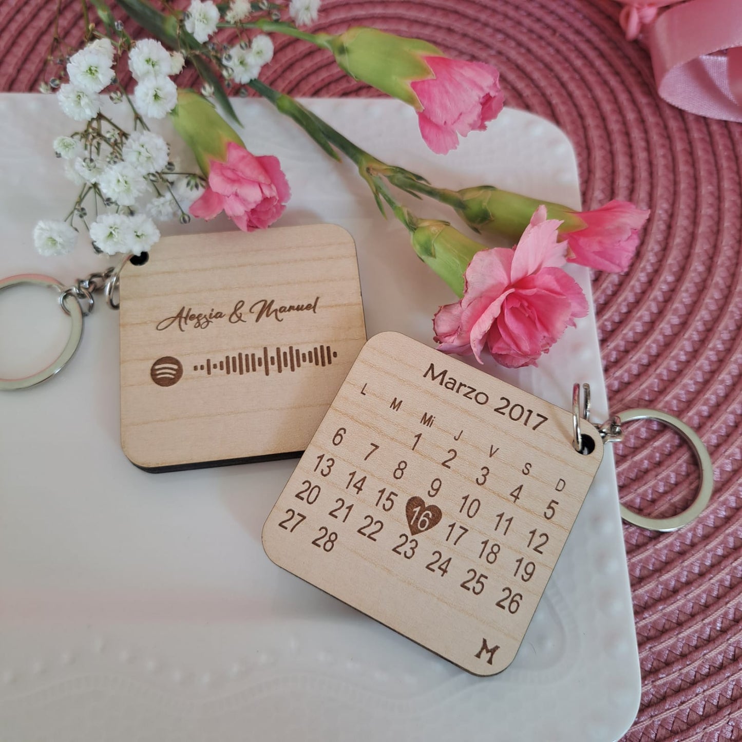 Llaveros Calendario