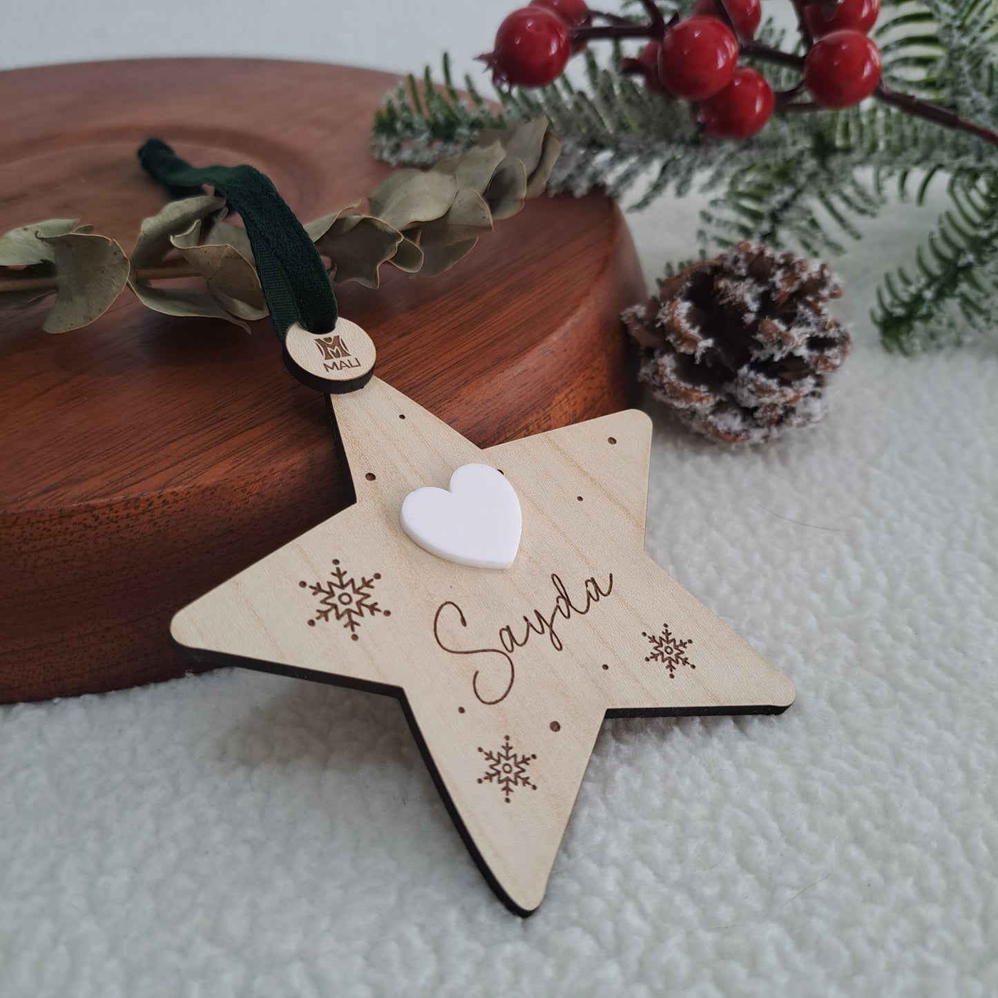 Bola de navidad personalizada: Inicial con nombre