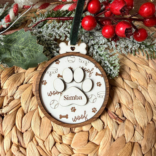Bola de navidad personalizada: Mascotas