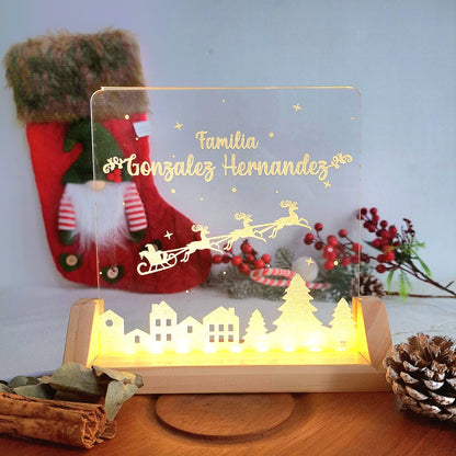 Lampara Personalizada Familia