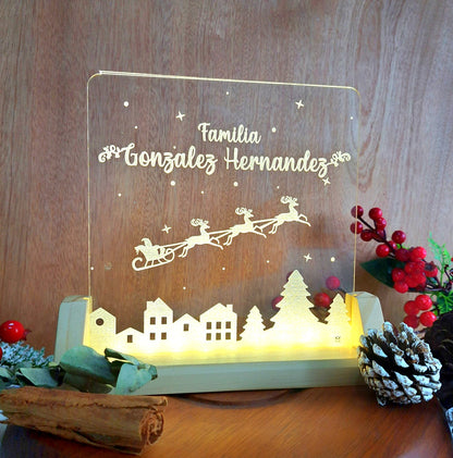 Lampara Personalizada Familia